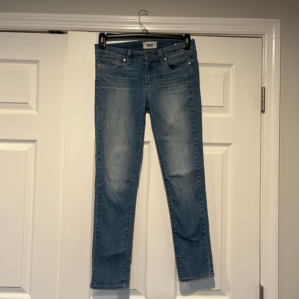 Paige skyline ankle peg skinny jeans